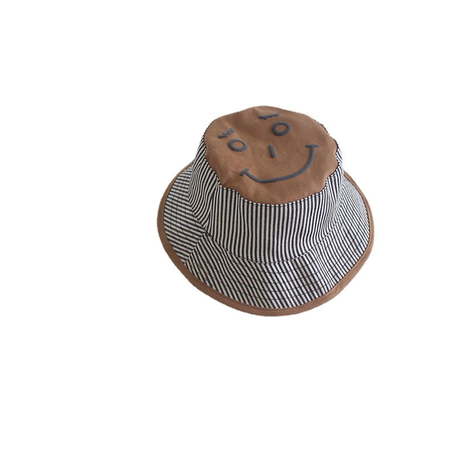 Venta al por mayor Sombrero de pescador de expresión divertida de algodón