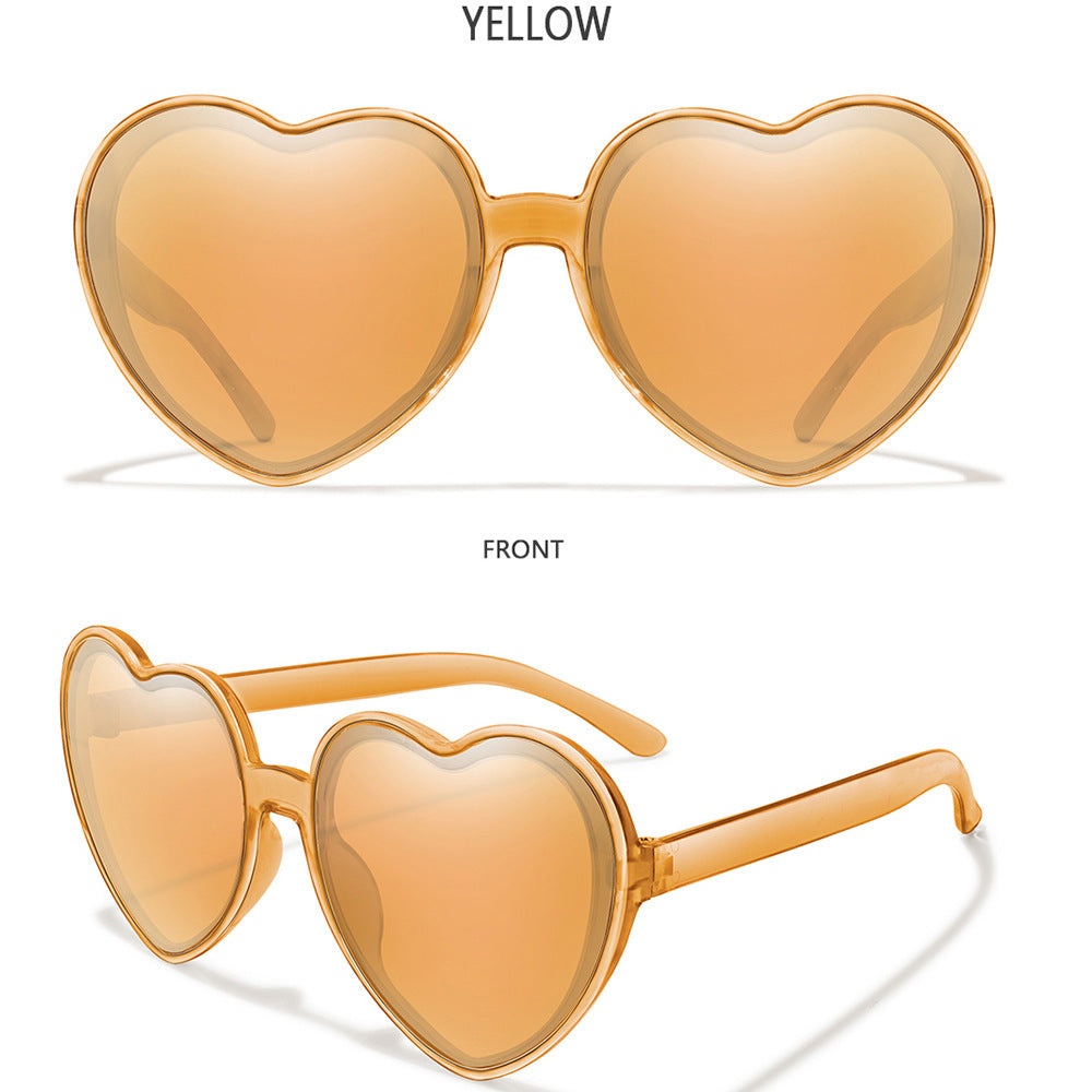 Wholesale Love Dazzling Color Coated Sunglasses 12PCS