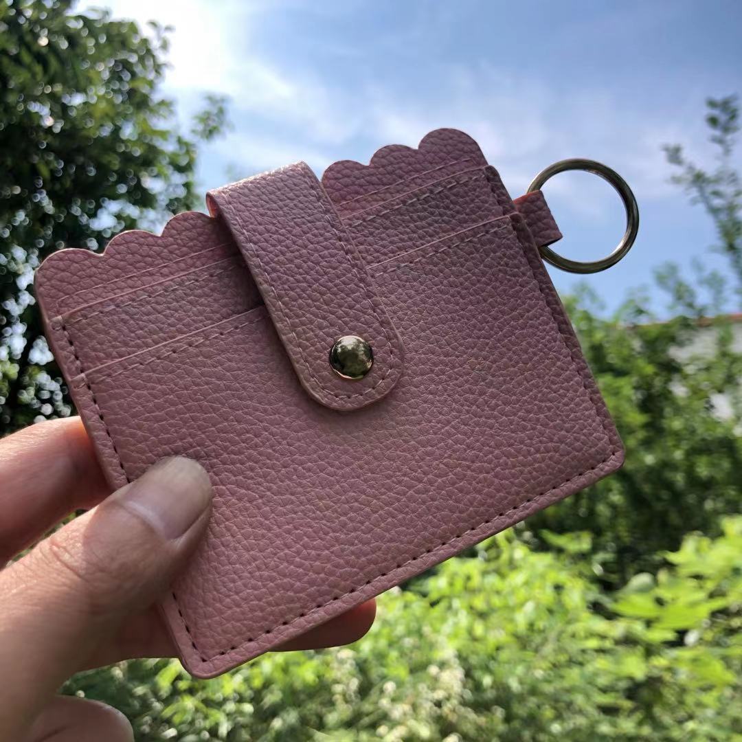 Venta al por mayor Llavero del titular de la tarjeta de la PU