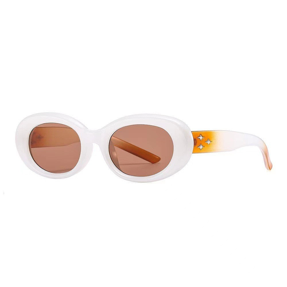 Wholesale Minimalist Retro Black Small Frame PC Sunglasses