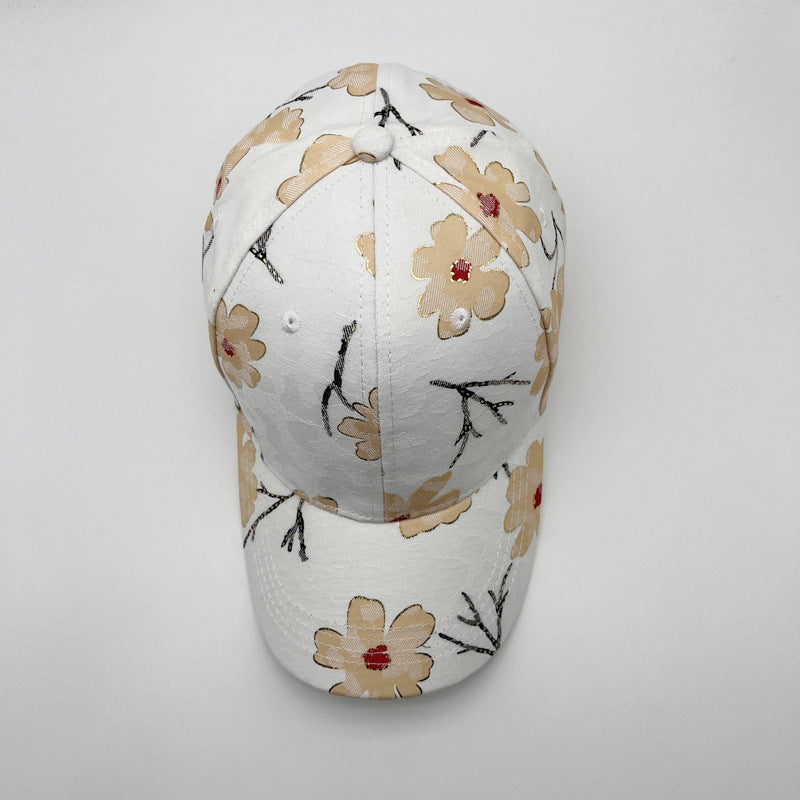 Gorra De Béisbol De Flores De Algodón al por mayor