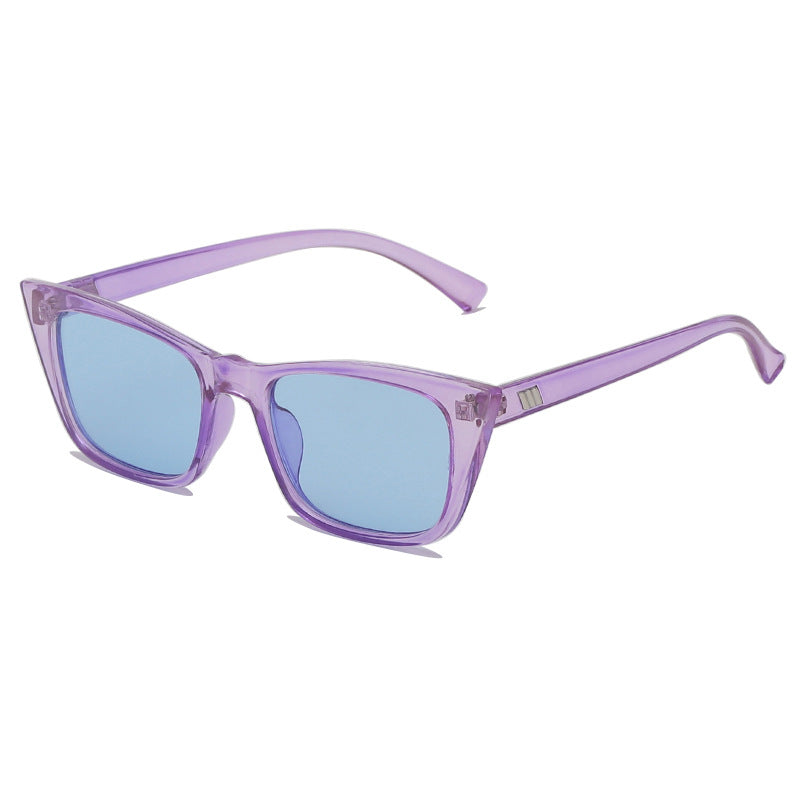 Wholesale PC Jelly Color Cat Eye Sunglasses