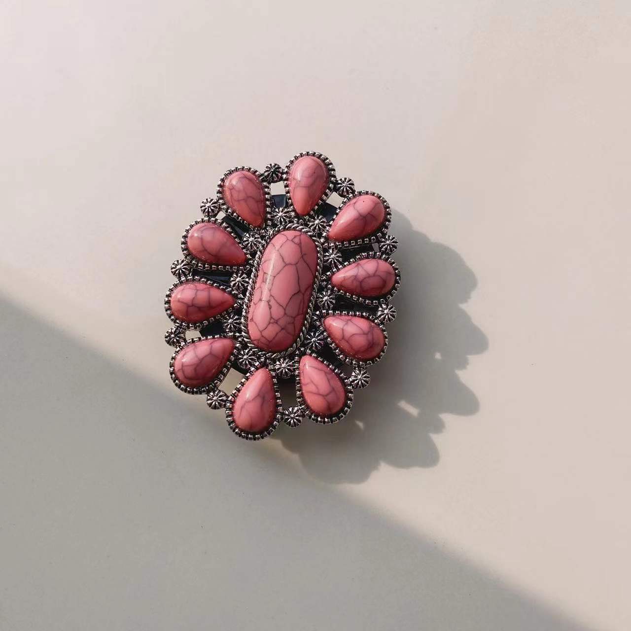 Wholesale Rough Turquoise Mobile Phone Holder