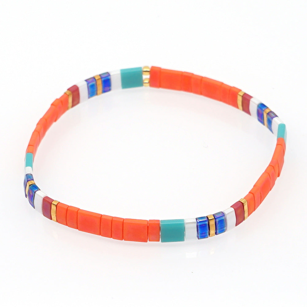 Wholesale Bohemian Ethnic Glass Bracelet