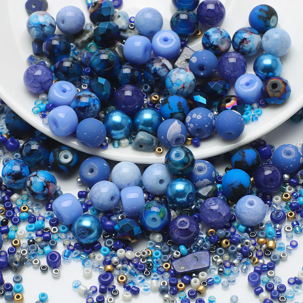 Wholesale 350PCS/Pack Cracked Gravel Glass Beads