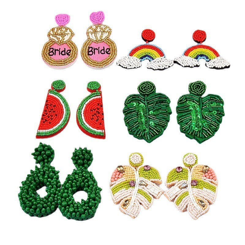 Wholesale Boho Handwoven Earrings