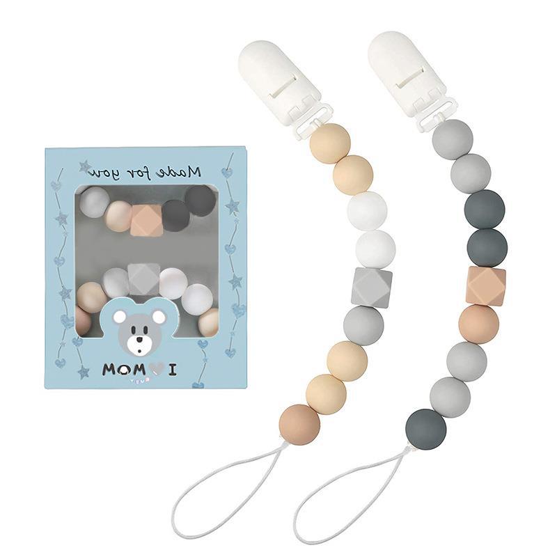 Cadena De Chupete De Silicona Para Bebés al por mayor Suministros Para Bebés