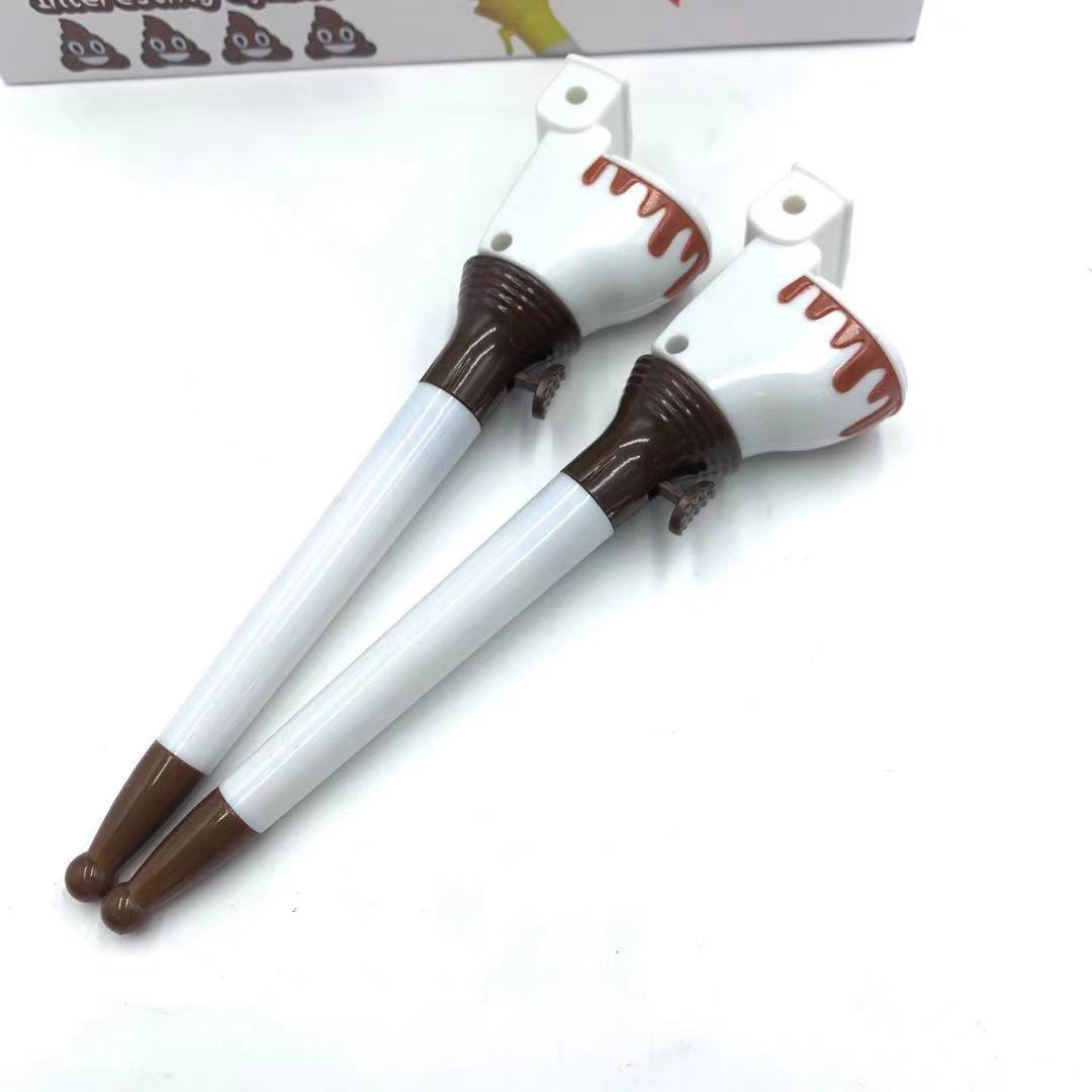Wholesale Silicone Toilet Bounce Pens 24pcs/box