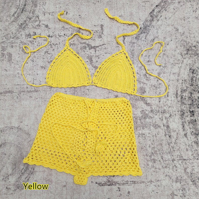 Wholesale Handmade Crochet Polyester Swimwear