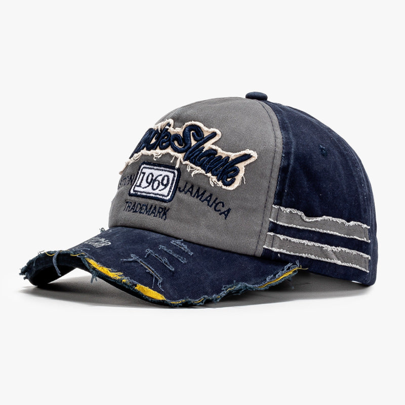 Wholesale Three-dimensional Embroidery Cotton Peaked Cap