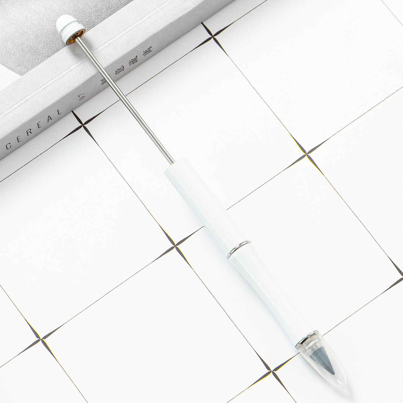 Wholesale Metal DIY Beadable Eternity Pencil Without Eraser