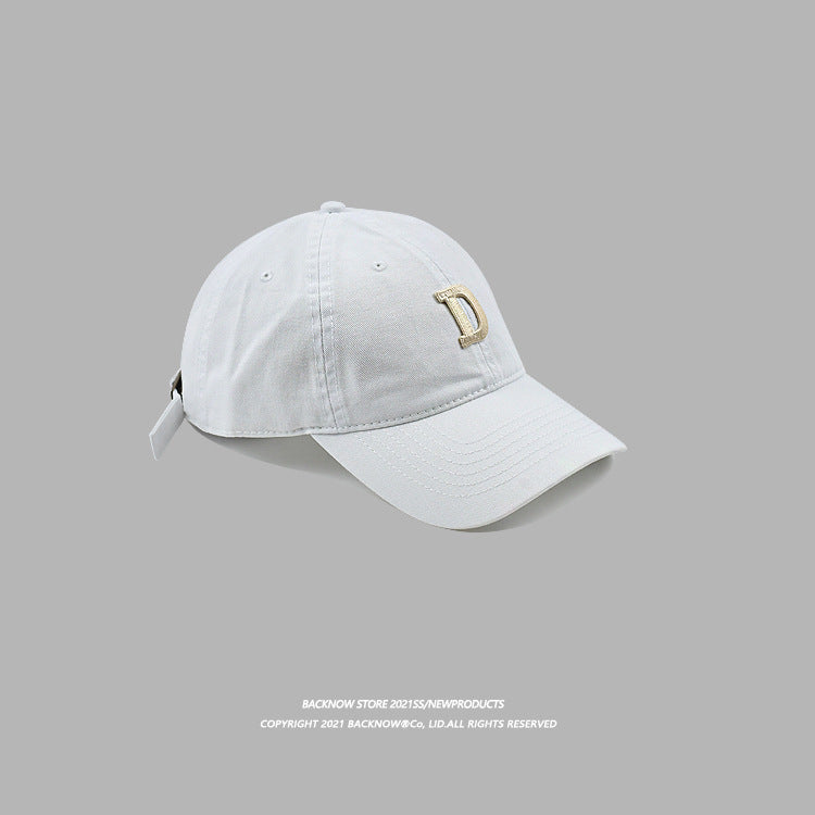 Wholesale Letter D Embroidery Cotton Baseball Cap