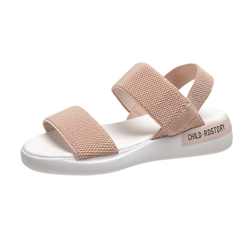 Sandalias deportivas elásticas elásticas de goma al por mayor