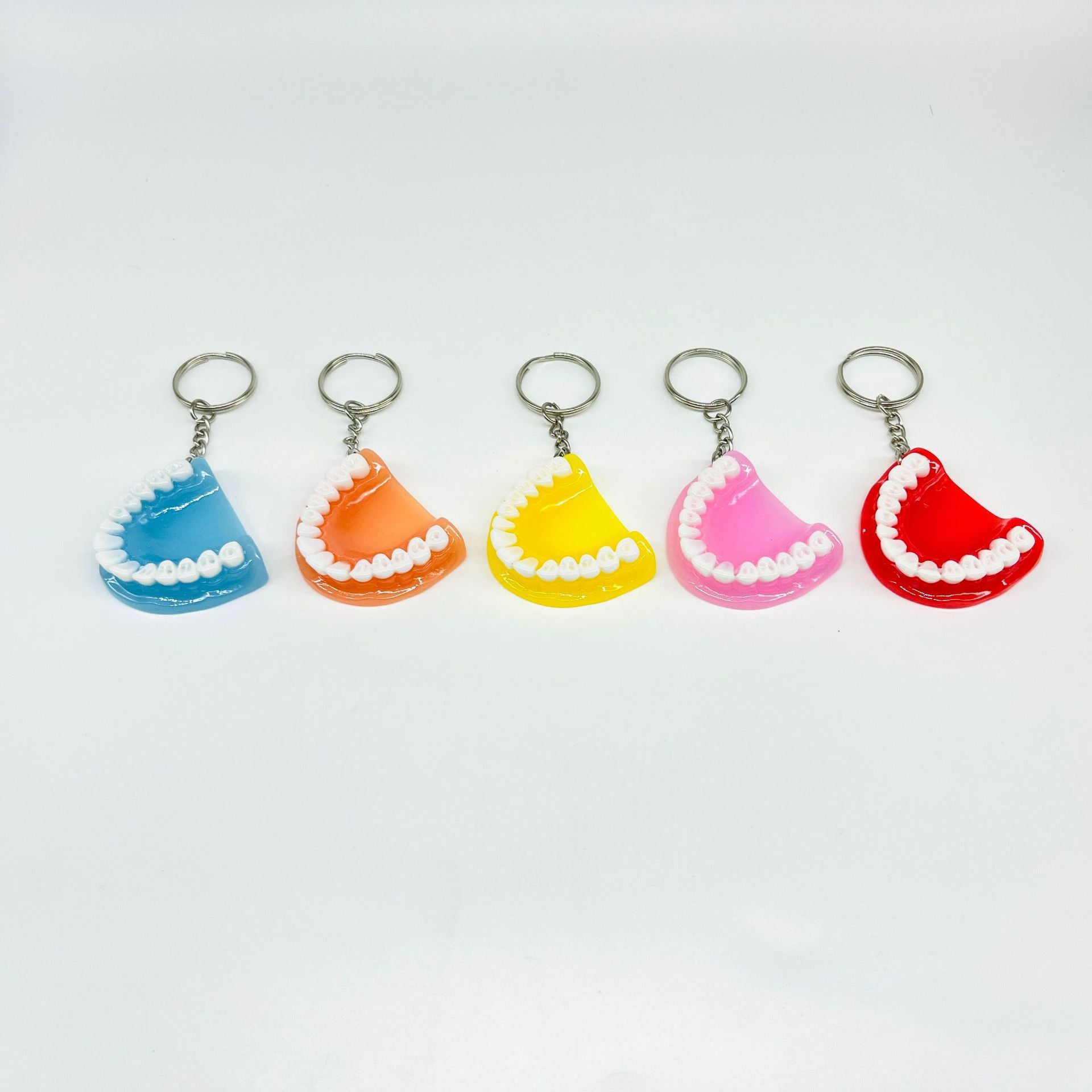 Wholesale Resin Teeth Creative Key Chains
