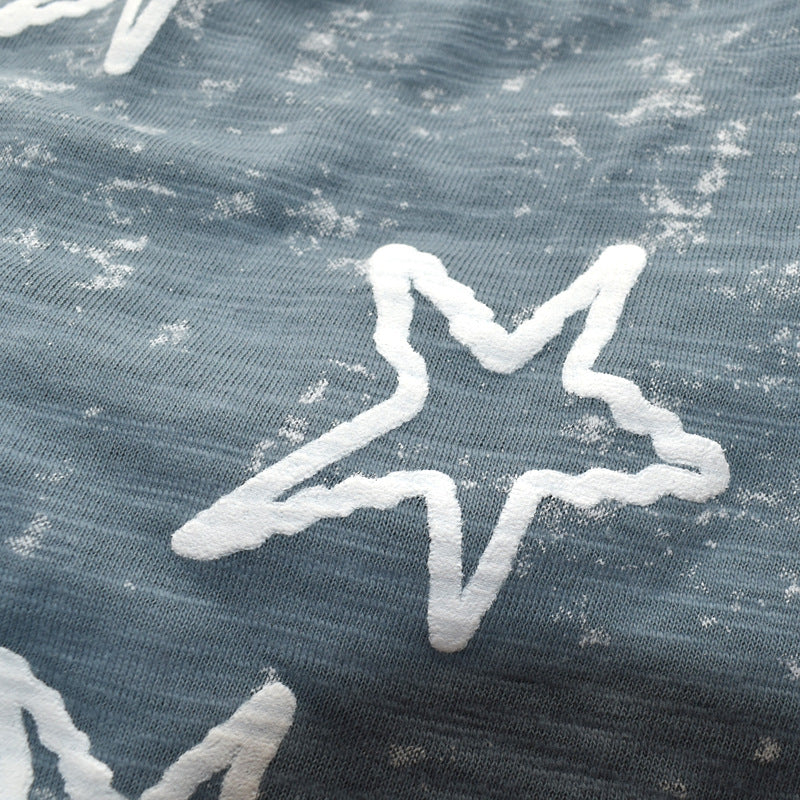 Wholesale Cotton Five-pointed Star Print Beanie