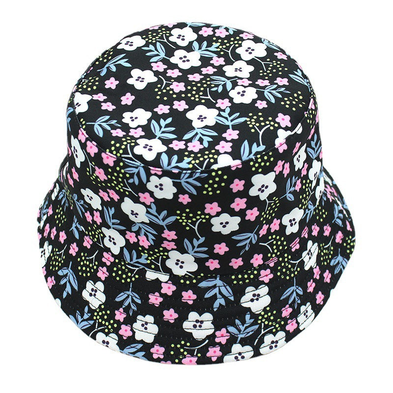 Wholesale Small Floral Pattern Printed Cotton Fisherman Hats