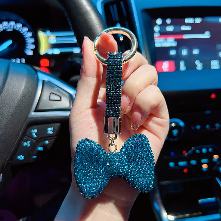 Venta al por mayor Llavero encantador del arco del diamante