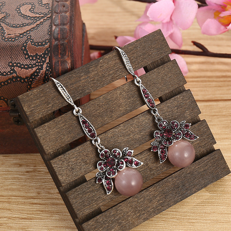 Pendientes De Aleación De Forma De Flor Creativa al por mayor