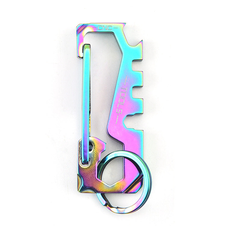 Wholesale Stainless Steel Outdoor Mountaineering Keychain