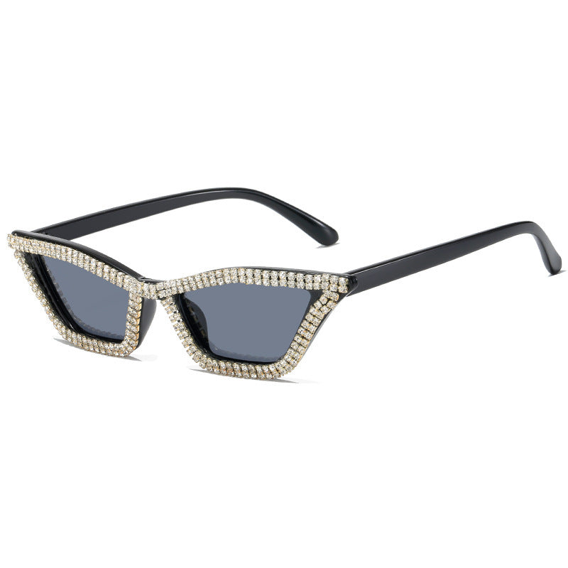Wholesale PC Cat Eye Diamond Sunglasses