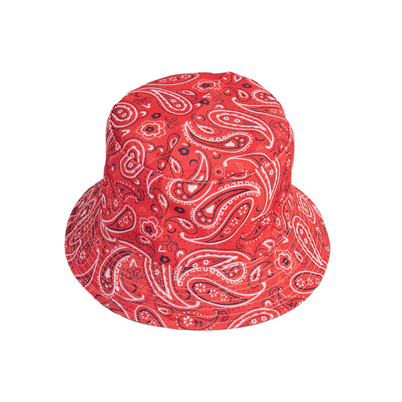 Wholesale Cashew Flower Polyester Bucket Hat