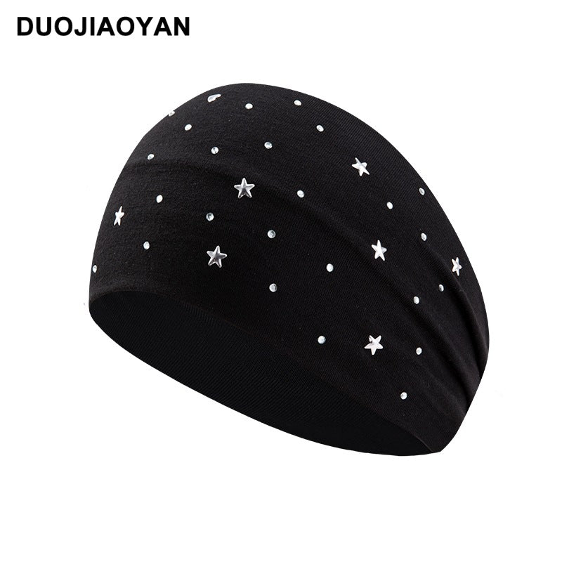 Diadema elástica de tela de diadema de taladro caliente al por mayor