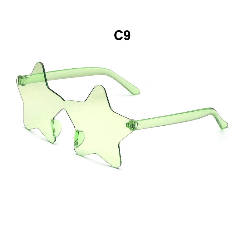 Wholesale PC Star Sunglasses Integrated Frameless Sunglasses