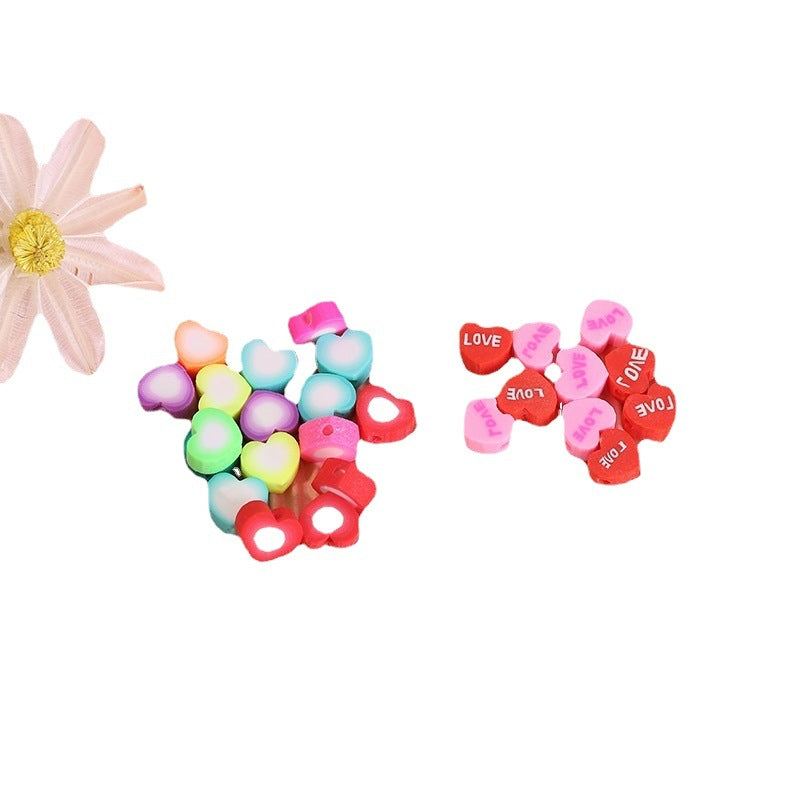 Venta al por mayor 1000PCS 10mm Fruit Smiley Flowers Smoky Beads