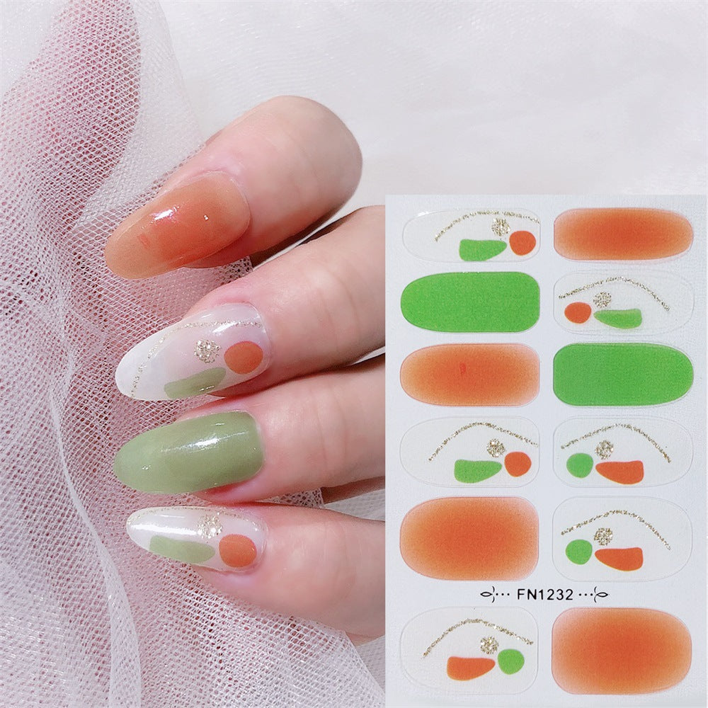 Wholesale Plastic Removable Nail Stickers