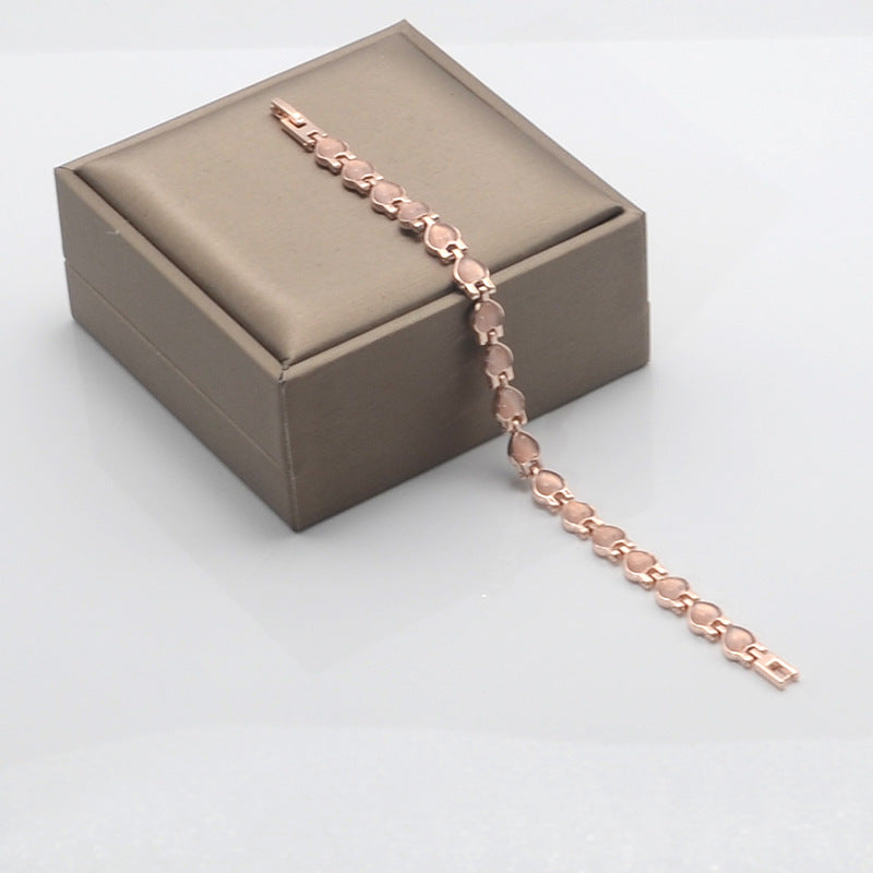 Pulsera De Imán De Corazón De Ópalo Natural al por mayor