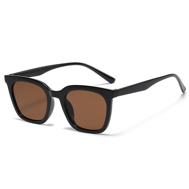 Wholesale Retro Brown Square PC Men's Sunglasses