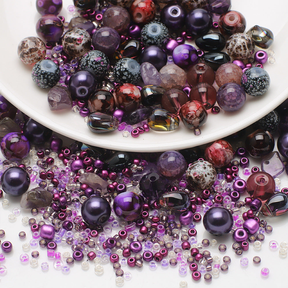 Wholesale 350PCS/Pack Cracked Gravel Glass Beads