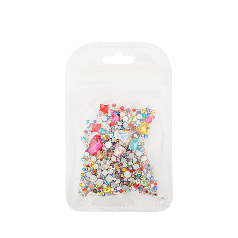 Wholesale Heart Shaped K9 Drill Nail Jewelry