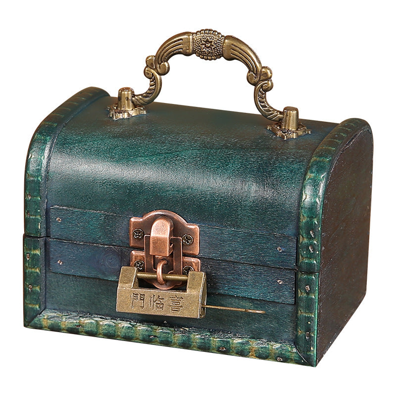 Venta al por mayor Caja de almacenamiento de madera con cerradura