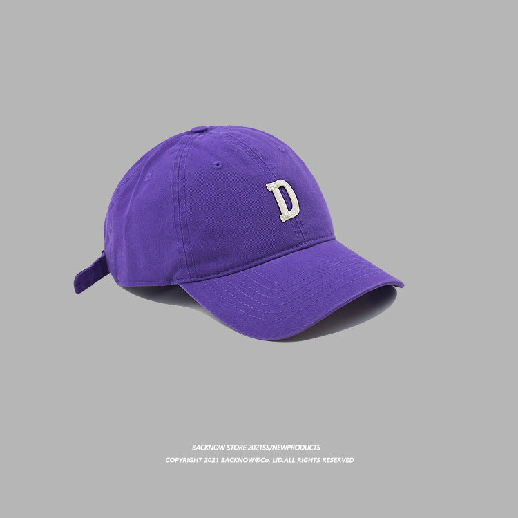 Wholesale Letter D Embroidery Cotton Baseball Cap