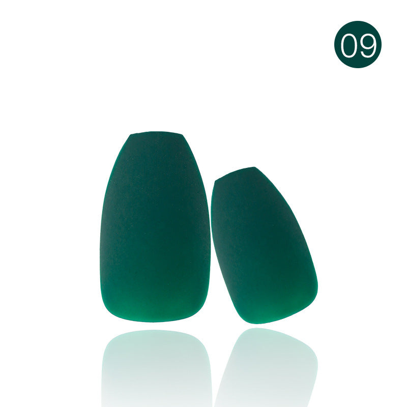 Wholesale Matte Full Sticker Solid Color Plastic Nail Stickers