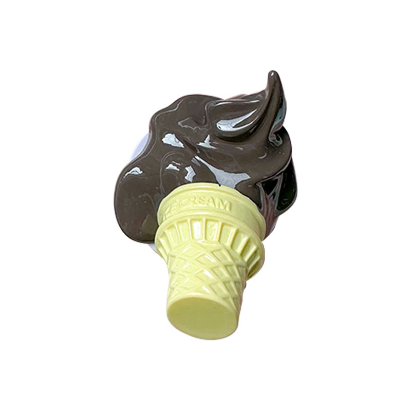 Soporte plástico al por mayor del teléfono móvil del helado del helado de la simulación