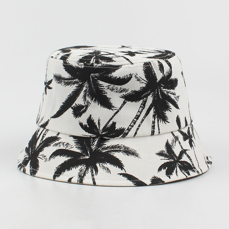 Wholesale Cotton Coconut Print Bucket Hat