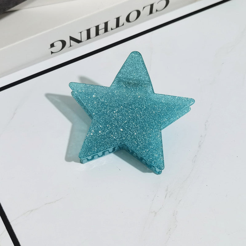 Wholesale Pentagram Acetate Hair Clips