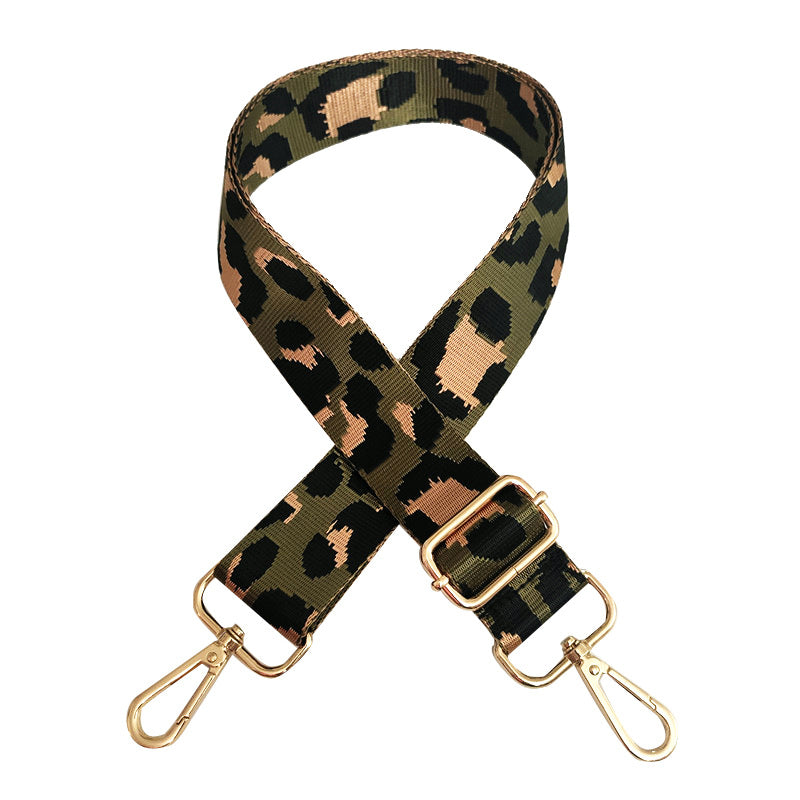 Wholesale Nylon Colorful Leopard Print Adjustable Shoulder Straps