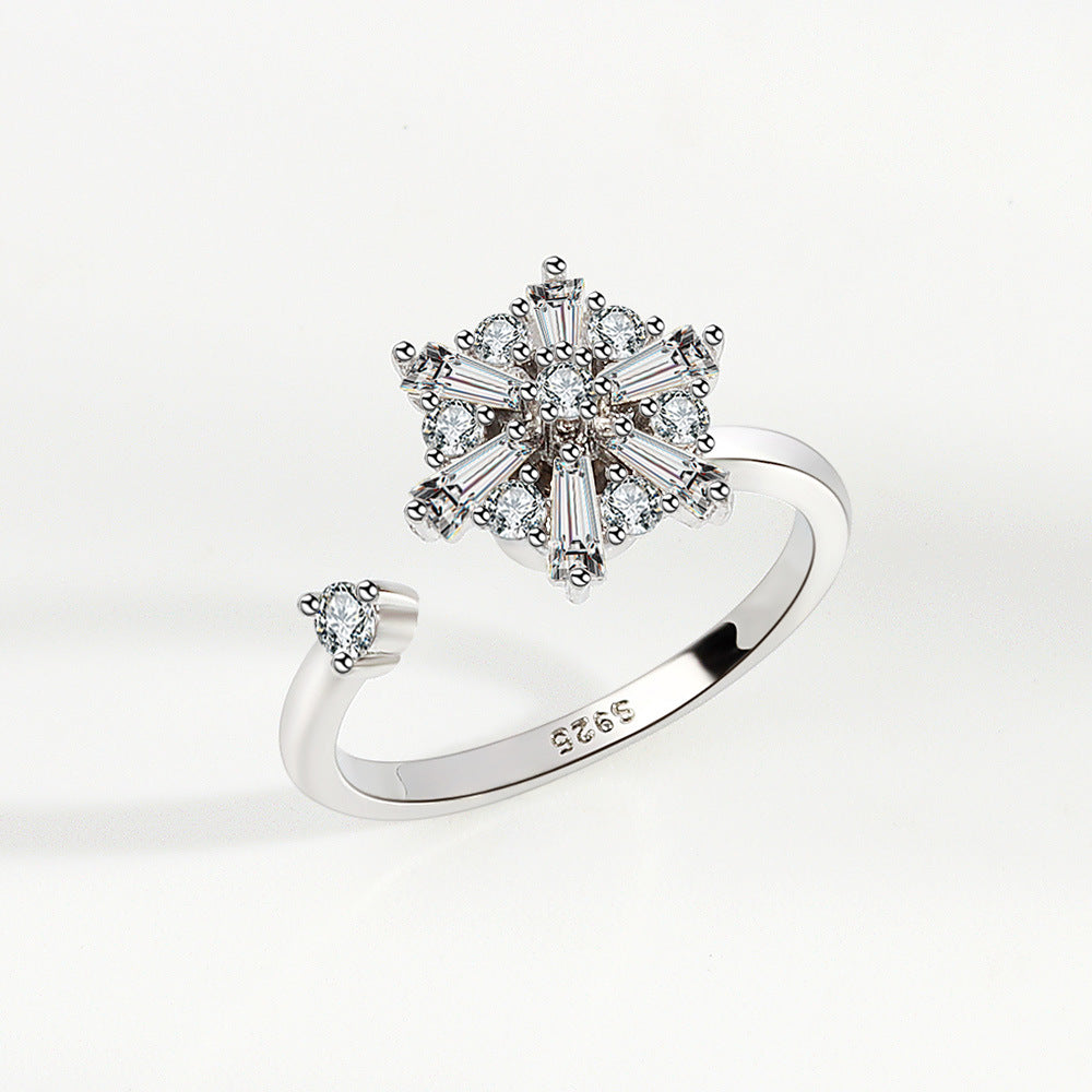 Wholesale Zircon Rotary Stone Copper Rings