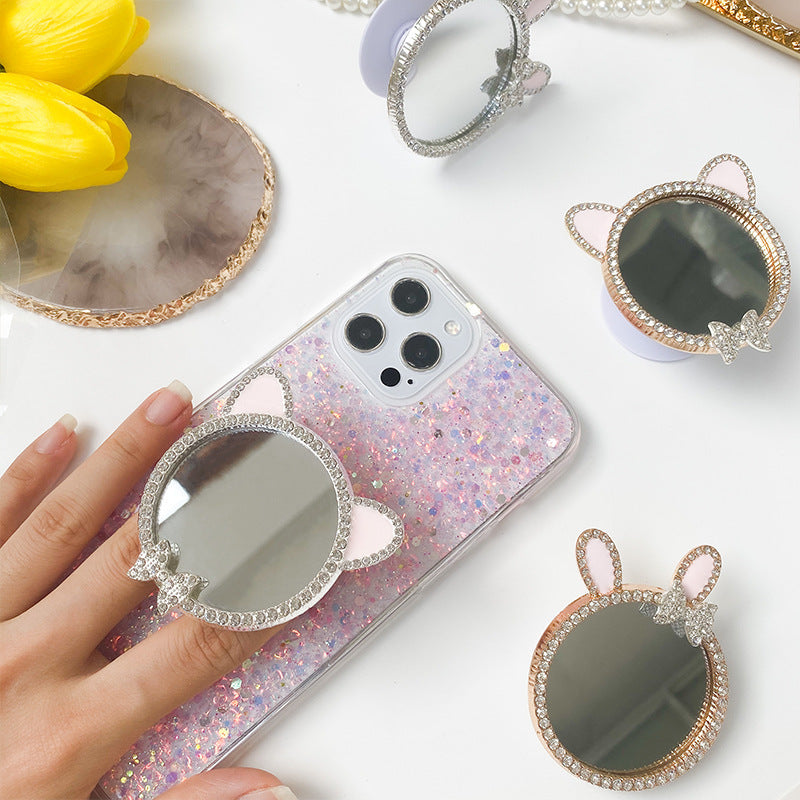 Wholesale Plastic Phone Holder Ins Makeup Mirror