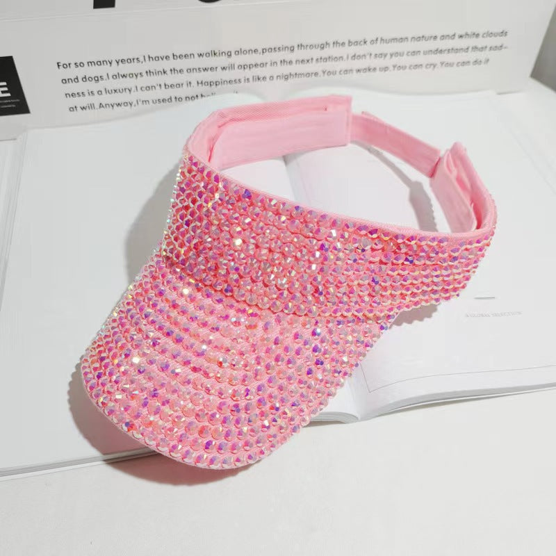 Sombrero vacío de diamantes de lona al por mayor