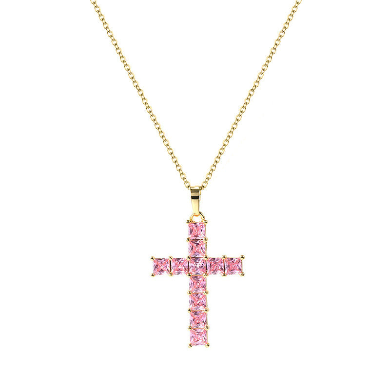 Wholesale Cross Copper Necklace