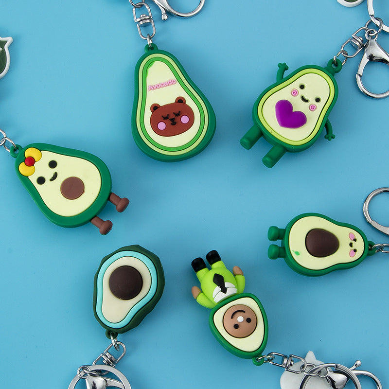 Wholesale PVC Avocado Keychain