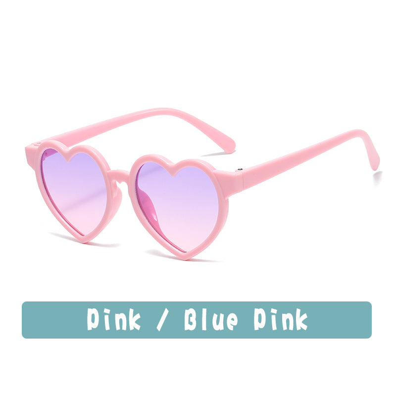 Wholesale Cute Heart Kids Sunglasses AC