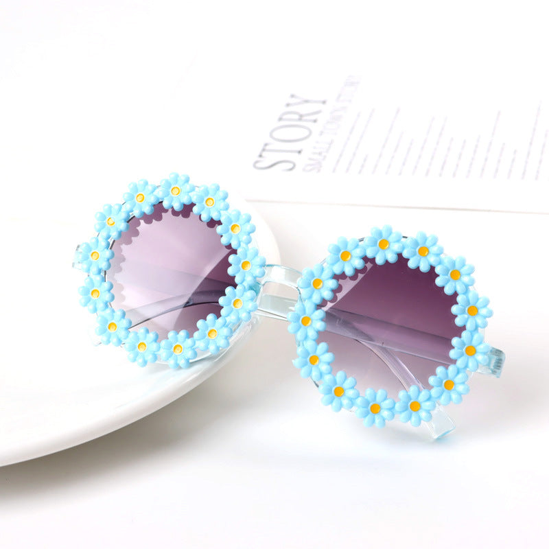 Venta al por mayor Sweet Little Flowers Gafas de sol para niños AC