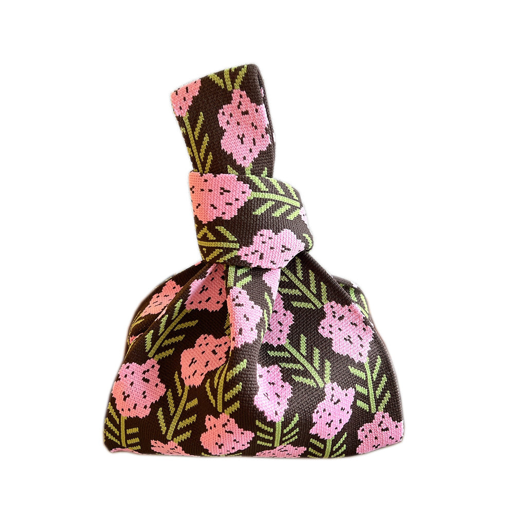 Bolsos de punto de poliéster al por mayor