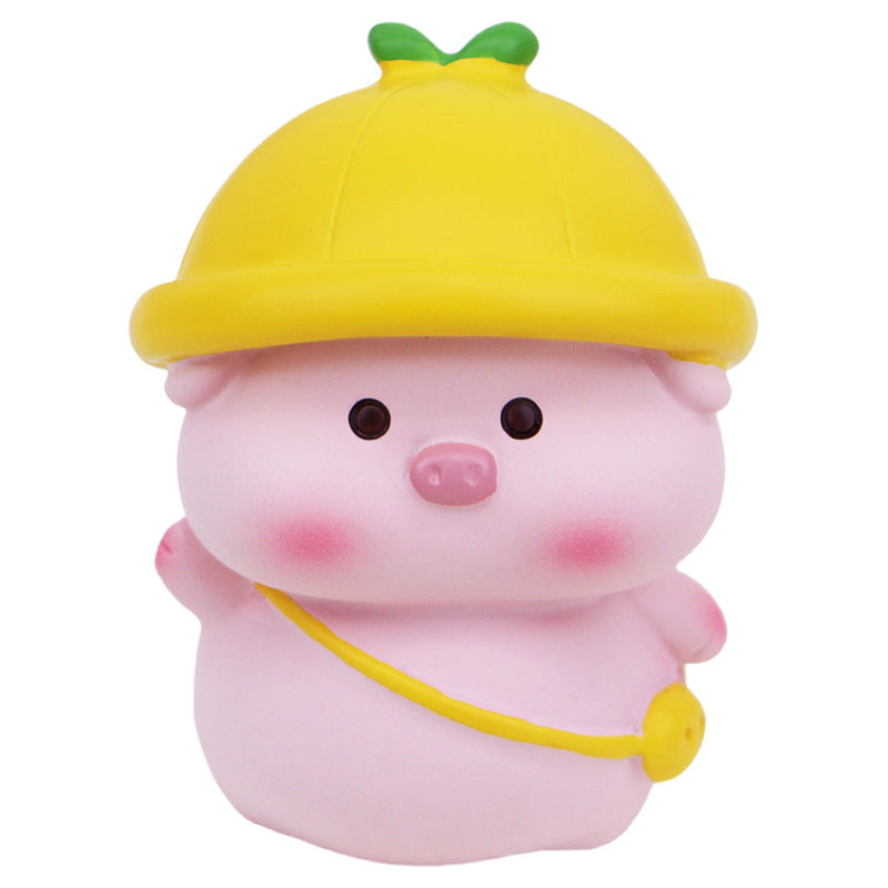 Wholesale of Mini Pig Center Console Car Interior Resin Small Ornaments