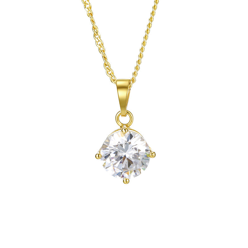 Wholesale Gold Plated Simple Fashion Alloy Necklace